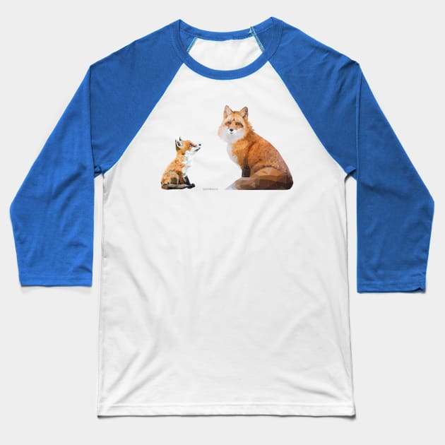 Fox Tenderness Baseball T-Shirt by newmindflow